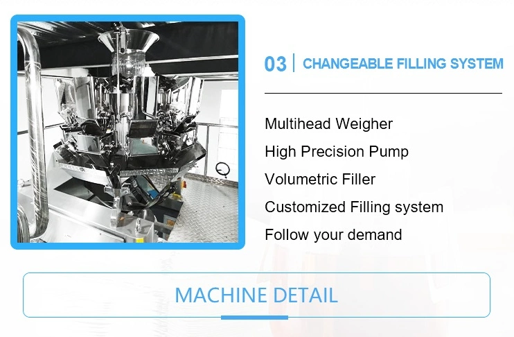 Price Automatic Premade Standup Pouch Packaging Machinery Tea Coffee Beans Dried Fruits Snack Food Powder Granule Liquid Filling Zipper Bag Packing Machine