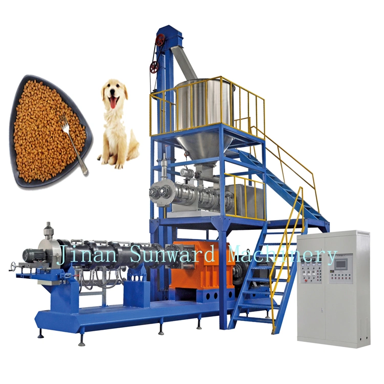 2023 Best Performance Big Output 3ton/H Fish Feed Extruder 2 Ton/H Dog Food Cat Food Packing Bag Machine